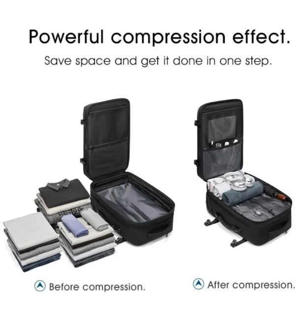 travel trolley vacuum compression business backpacks bags for man wheeled backpack on wheels luggage rolling bags for boardable