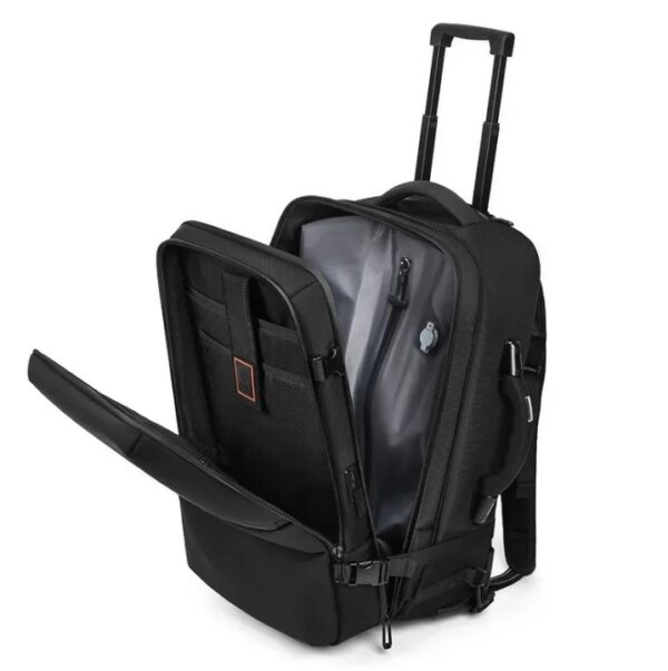 travel trolley vacuum compression business backpacks bags for man wheeled backpack on wheels luggage rolling bags for boardable