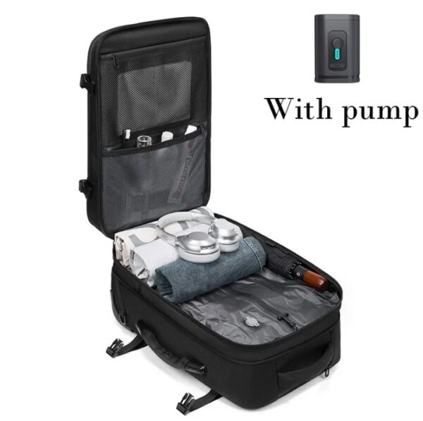 travel trolley vacuum compression business backpacks bags for man wheeled backpack on wheels luggage rolling bags for boardable
